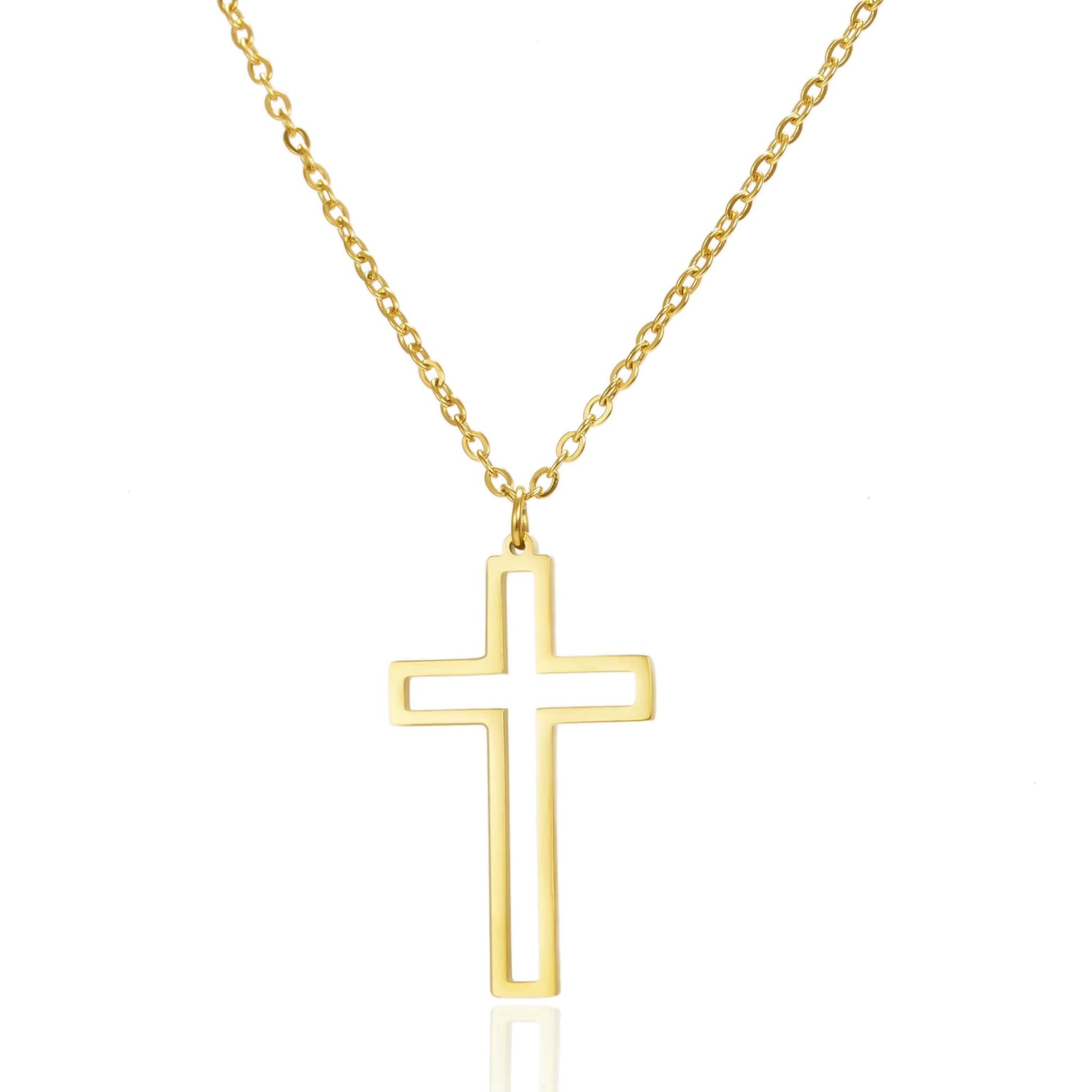 Gold Cross Necklace