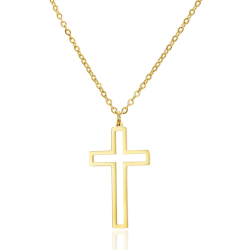 Gold Cross Necklace
