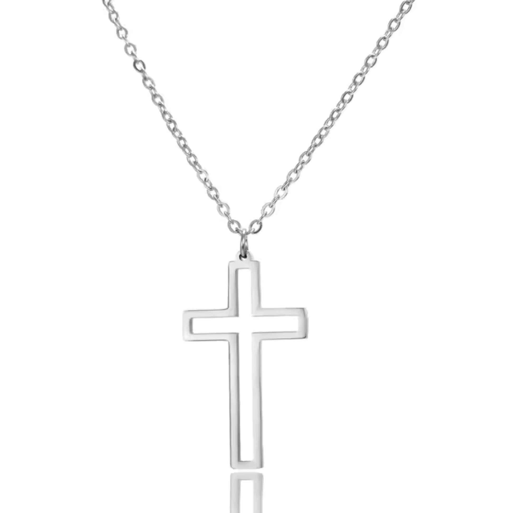 Silver Cross Necklace